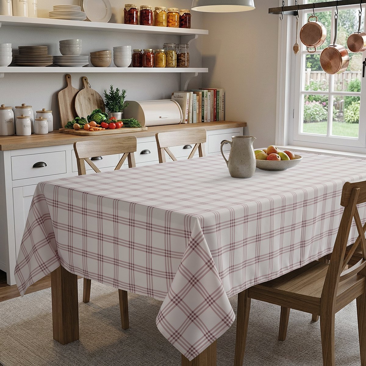 Una mesa lista para compartir