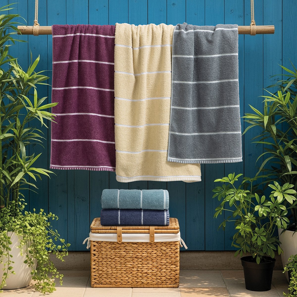 Toallas de la colección Primavera Verano AFS Hogar